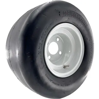 Best Choice RubberMaster P607 18X9.50-8 78A3 4 Ply 8x7 4x101.6 White Stamped