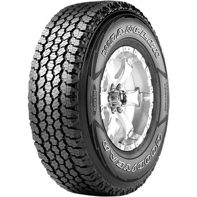 Free Delivery Goodyear Wrangler All-Terrain Adventure With Kevlar LT 265/70R17 121/118S E (10 Ply) (OWL)