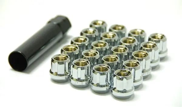 Modern Muteki Open End Chrome Lug Nuts 12x1.25 Most Subaru Models