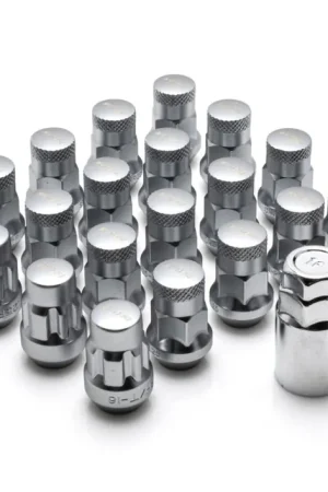Muteki SR35 16+4 Closed Ended Satin Silver Lug Nuts 35mm 12x1.25 Most Subaru Models Bulk Order