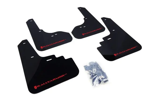 Rally Armor UR Mudflaps Black Urethane Red Logo 2005-2009 Legacy / 2005-2009 Outback / 2005-2009 LGT Trusted Brand