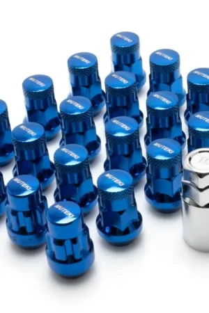 Muteki SR35 16+4 Closed Ended Blue Lug Nuts 35mm 12x1.25 Most Subaru Models No Minimum Order