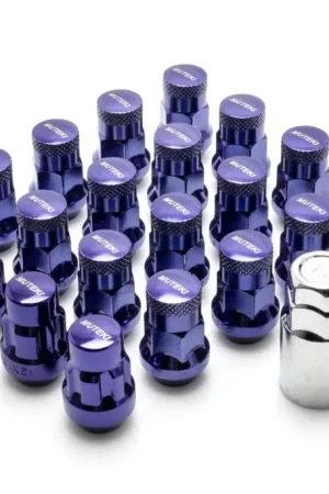 Muteki SR35 16+4 Closed Ended Purple Lug Nuts 35mm 12x1.25 Most Subaru Models Crafted