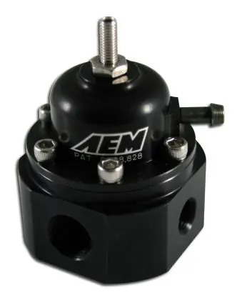 Weekend Sale AEM Adjustable Fuel Pressure Regulator Black