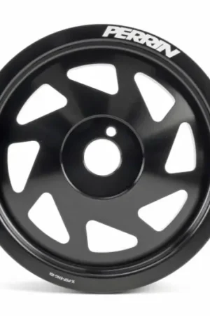 Perrin Crank Pulley Black 2015-2018 WRX / 2014-2018 Forester XT / 2013-2014 Legacy / 2013-2021 BRZ / 2012-2014 Impreza Price Drop