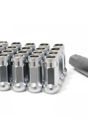 Best Price Muteki SR48 Silver Open Ended Lug Nuts 12X1.25 Most Subaru Models