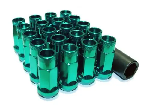 Holiday Sale Muteki SR48 Green Open Ended Lug Nuts 12X1.25 Most Subaru Models