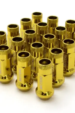 Secure Checkout Muteki SR48 Gold Open Ended Lug Nuts 12X1.25 Most Subaru Models