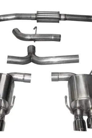 Cheap Corsa Performance Catback Exhaust Stainless Steel Tips 2015-2021 WRX / 2015-2021 STI