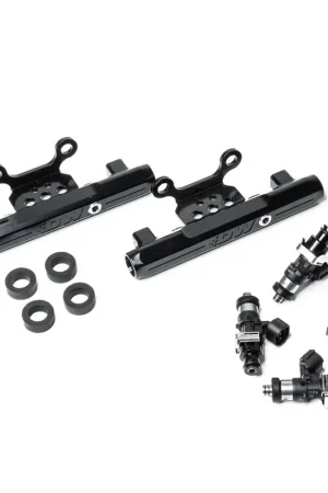 Wholesale DeatschWerks Bosch EV14 Fuel Injectors 2200cc w/Top Feed Conversion Fuel Rails 2004-2006 STI / 2005-2006 Legacy GT