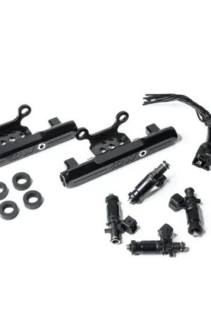 DeatschWerks Bosch EV14 Fuel Injectors 1200cc w/Top Feed Conversion Fuel Rails 2004-2006 STI / 2005-2006 Legacy GT Reduced Price