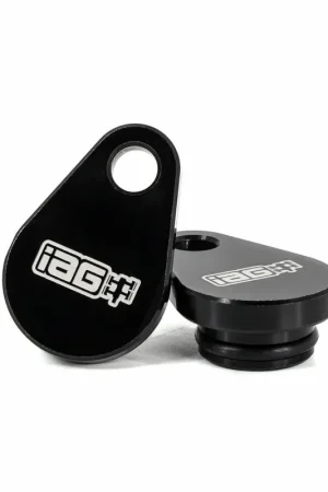 Free Returns IAG Performance AVCS Camshaft Sensor Delete Plug Pair Black 2002-2005 WRX w/ AVCS Heads