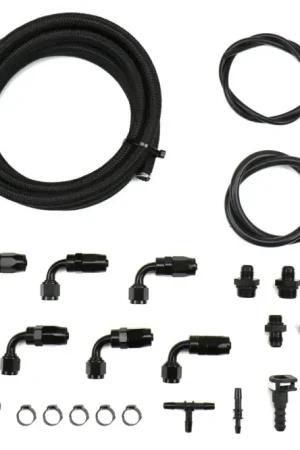 IAG Performance Braided Fuel Line & Fitting Kit For Use w/ IAG Top Feed Fuel Rails and -6an Aeromotive FPR 2002-2014 WRX / 2004-2021 STI / 2006-2012 Forester XT / 2008-2012 Legacy GT Final Sale