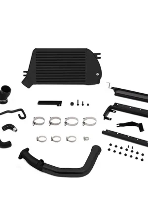 Mishimoto Top Mount Intercooler Black w/ Black Charge Pipe 2015-2021 WRX Top Pick