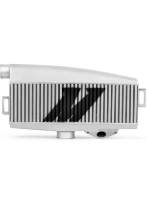 Hot Picks Mishimoto Top Mount Intercooler Silver w/ Blue Hoses 2002-2007 WRX / 2004-2007 STI