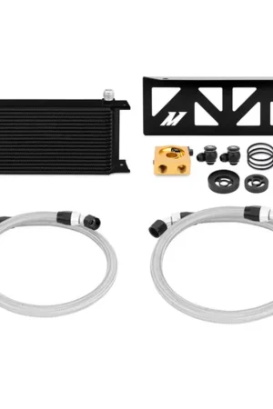 Crafted Mishimoto Thermostatic Oil Cooler Kit Black 2006-2007 WRX / 2006-2007 STI