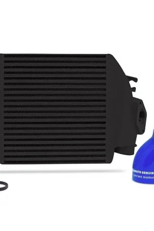 Mishimoto Top Mount Intercooler Black w/ Blue Hose 2008-2014 WRX Affordable