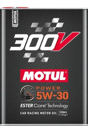 Direct From Manufacturer Motul 300V 5W-30 Power Full Synthetic Motor Oil 2L Bottle