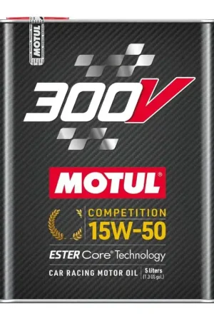 One Day Deal Motul 300V 15W-50 Competition Full Synthetic Motor Oil 5L Bottle