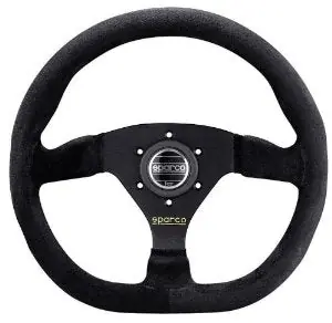Sparco Steering Wheel L360 Black Suede Modern