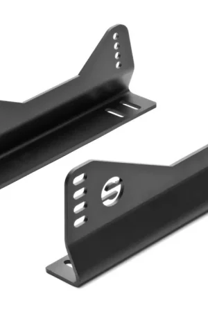 Sparco Seat Side Mount Set Aluminum Black Limited Time