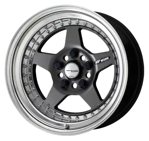 Cheap Work Meister Cr01 5x112 15x9.5+-47 A Disk Matte Gunmetal