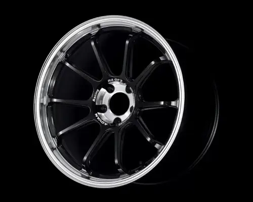 Advan Racing RZ-DF2 5x112 19x9.5 +25 DIAMOND CUT & RACING TITANIUM BLACK Free Returns