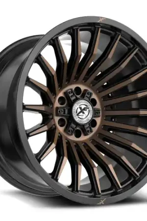 XF Off-Road XF-231 6x135/6x139.7 17x9 +12 Satin Black & Bronze Machined Double Dark Tint Hot Deal