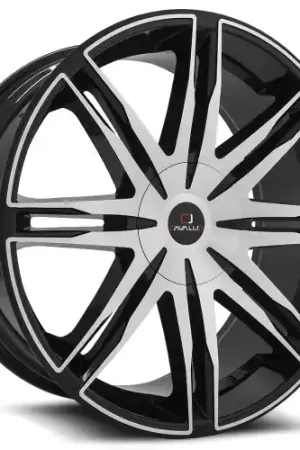 Special Offer Cavallo CLV-18 5x115/5x120 22x9.5 +15 Gloss Black & Machined