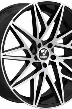RAVETTI M5 5X112 20x8.5 +35 BLACK MACHINED Premium
