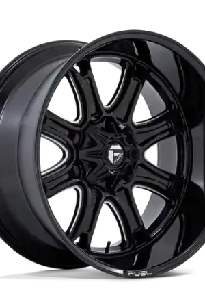 Order Now Fuel 1PC DARKSTAR BLANK 20X10 -18 GLOSS BLACK MILLED