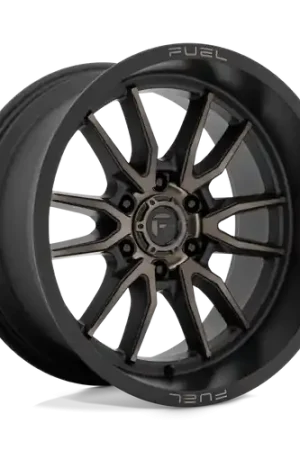 Fuel 1PC D762 CLASH 8X165.1 20X9 +1 MATTE BLACK DOUBLE DARK TINT Genuine
