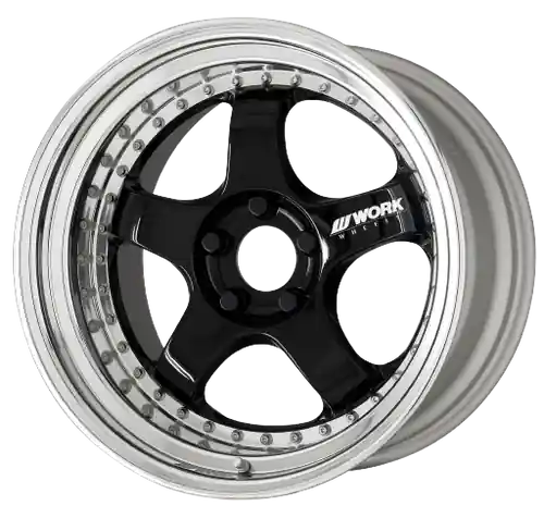 Work Meister S1 3P 5x108 18x8+68 O Disk Black Price Drop