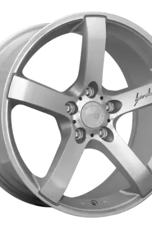 Fan Favorite MRR VP5 5x112 18x9.5  +35 Silver Machine Face