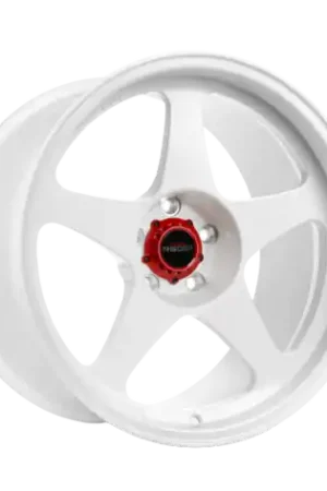 Authentic R6061 Forged R1 5x112 18X8.5 +35 Championship White