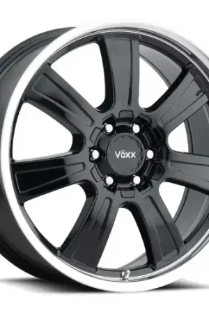 V�xx Turin 6x132/6x139.7 18x8.5+39 Gloss Black Mirror Machined Lip Trusted Brand