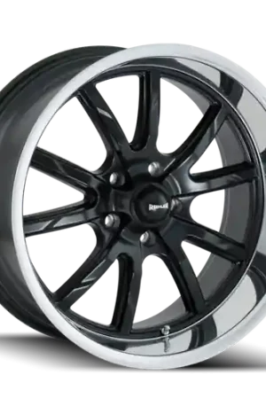 Limited Edition Ridler Type 650 5x127 18x8+0 Matte Black/Polished Lip