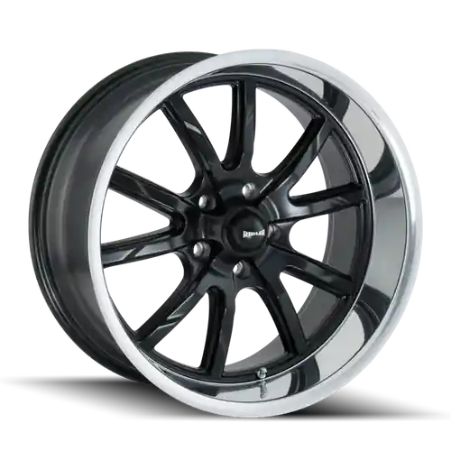 Limited Edition Ridler Type 650 5x127 18x8+0 Matte Black/Polished Lip