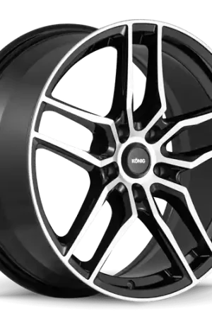 Instant Buy Konig Intention 5x120 18x8+35 Gloss Black / Machine Face