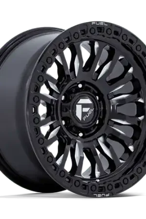 Fuel 1PC FC857 RINCON 6X139.7 20X9 +1 GLOSS BLACK MILLED Fast Shipping