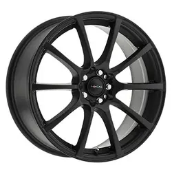 Focal 448SB F-20 5X100/5x114.3 16x7 +40 Satin Black w/Satin Clear Coat Luxury