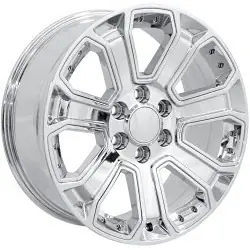 OEP 166C 6x139.7 22x9 +24 Chrome Factory Price