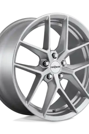 Bargain Rotiform 1PC R133 FLG 5X112 19X8.5 +45 GLOSS SILVER