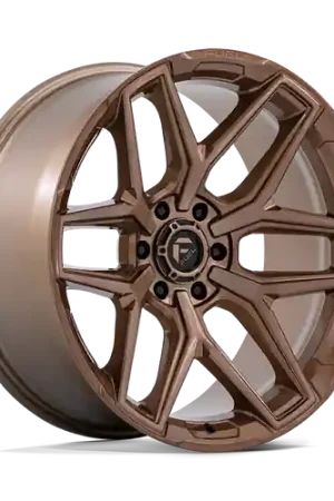 Fuel 1PC FLUX 6X120 20X9 +20 PLATINUM BRONZE High Quality