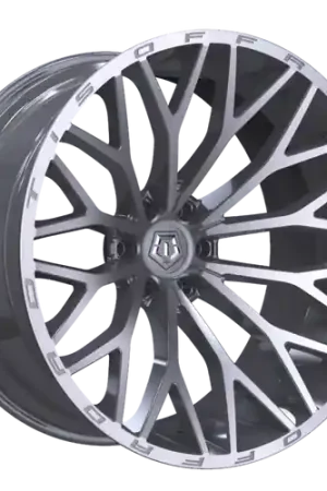 Low Price TIS 566BSM 6x139.7 22x10 -19 Brushed Silver & Milled