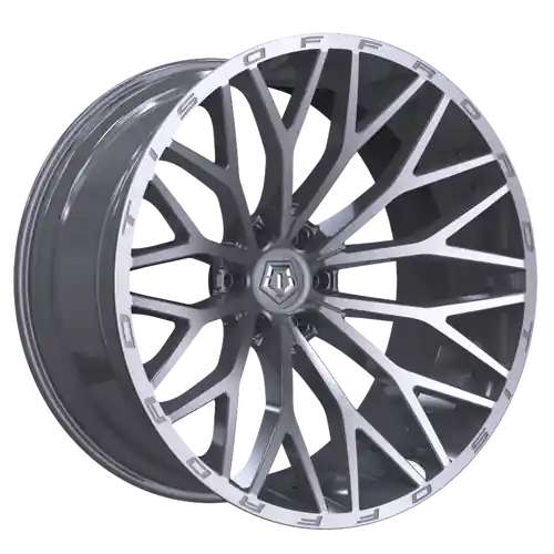 Low Price TIS 566BSM 6x139.7 22x10 -19 Brushed Silver & Milled