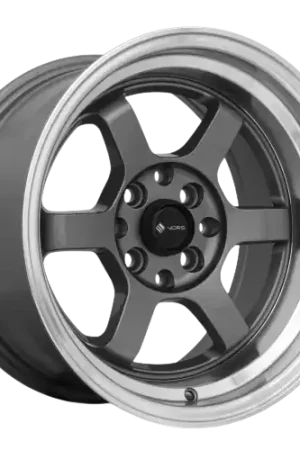 Exclusive Offer Vors TR7 4x108 15x8  +0 Gun Metal Graphite Machine Lip