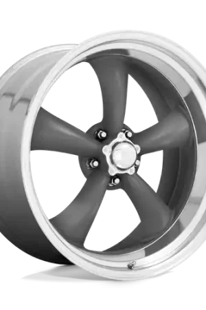 American Racing Vintage VN215 CLASSIC TORQ THRUST II 5X114.3 15X7 -6 MAG GRAY MACHINED LIP Bulk Order