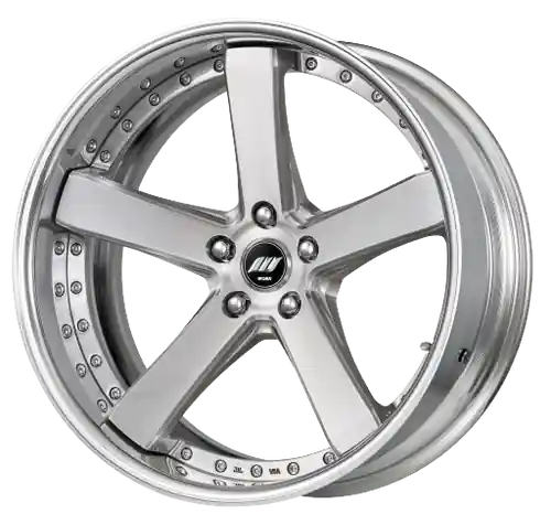 Same Day Shipping Work Zeast Black Label Bst2 5x112 19x8.5+45 W Disk Brush Silver Clear