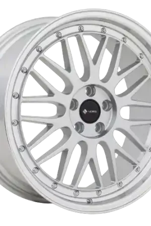 Vors VR8 5x114.3 20x9.5  +35 Silver Machine Lip Chrome Rivet Clearance